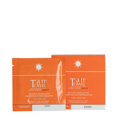 TanTowel Total Body Dark Tan Towelette 5-Pack
