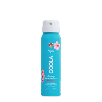 Coola Classic Body Organic Sunscreen Spray SPF 50 Travel Size - Guava Mango