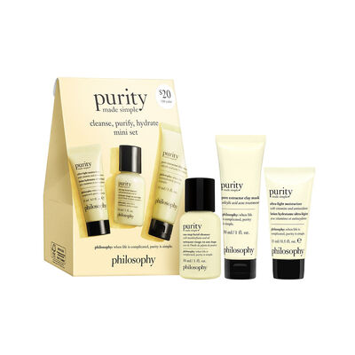 philosophy Purity Made Simple Cleanse, Purify, Hydrate Mini Set